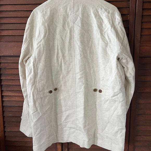 Beige Button-Up Jacket - Picture 6 of 8